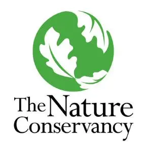 The Nature Conservancy logo with green globe and white oak leaf design